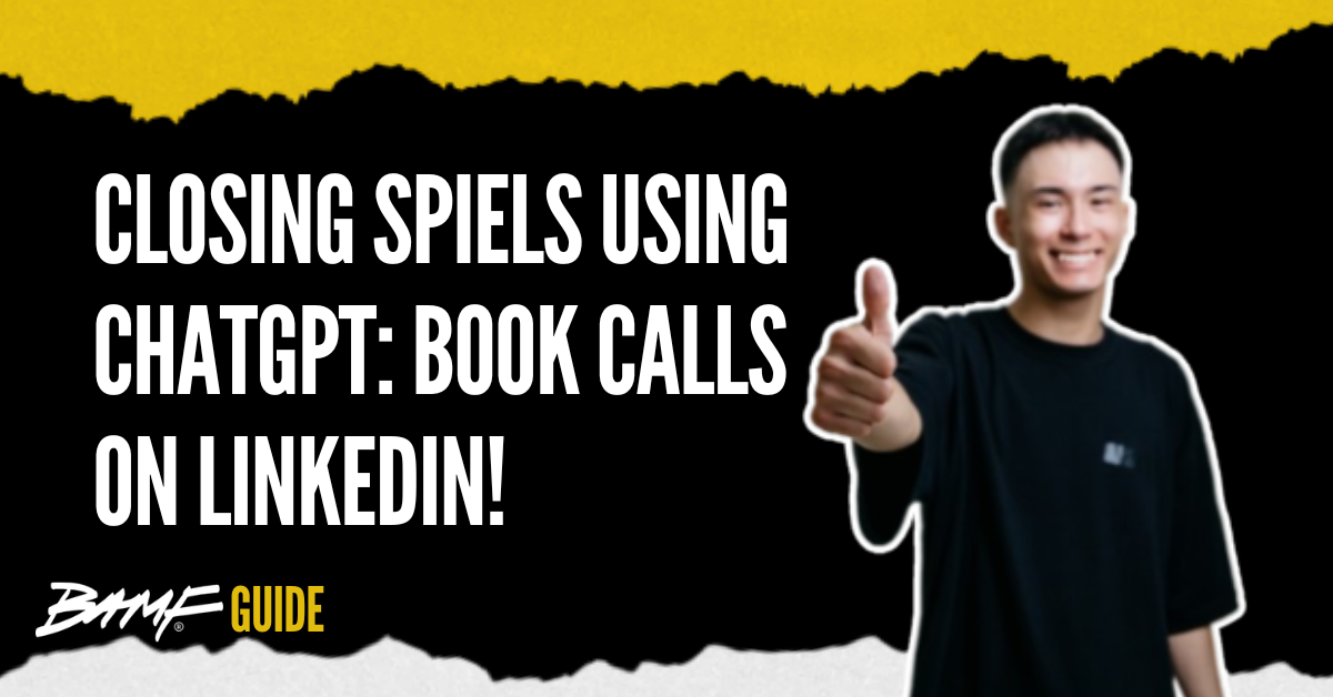 Closing Spiels Using ChatGPT: Book Calls on LinkedIn!