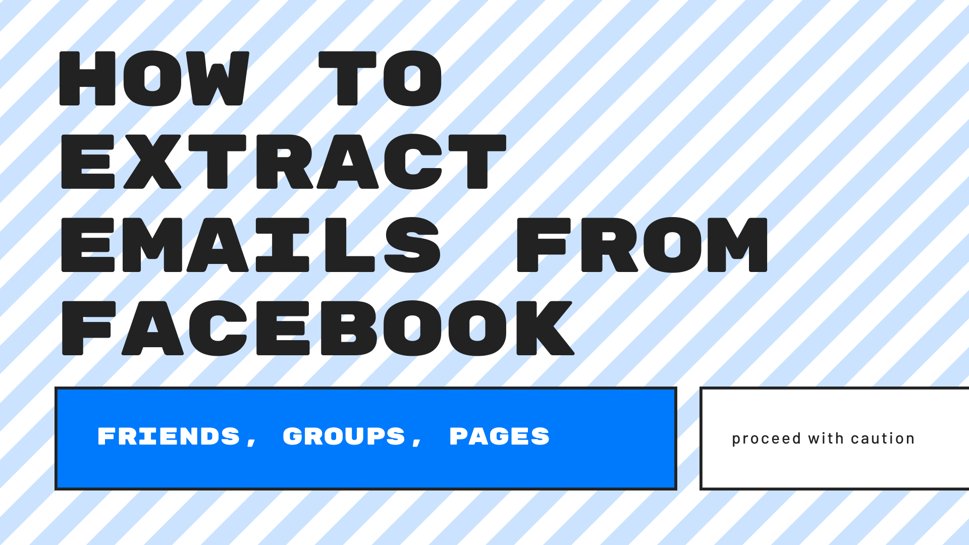 How to Extract All the Emails from Your Facebook Friends